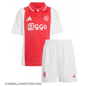 Ajax Replik Heimtrikot Kinder 2024-25 Kurzarm (+ Kurze Hosen)